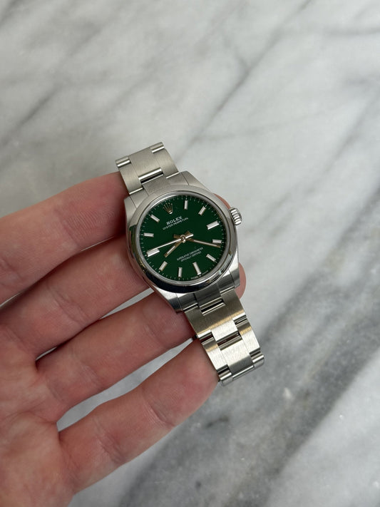 Rolex 2025 277200 Green OP31 New Complete 12566