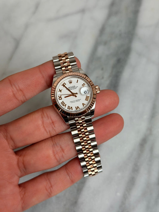 Rolex 2025 279171 Jubilee White Roman DJ28 New Complete 13377
