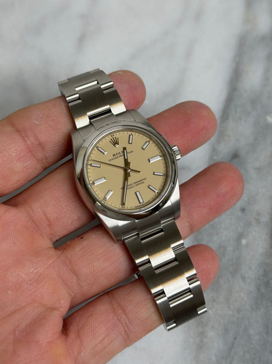 Rolex 2026 124200 Beige OP34 New Complete 14398