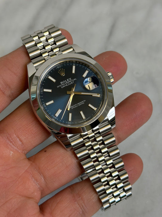 Rolex 2026 126300 Jubilee Blue Index New Complete 14772