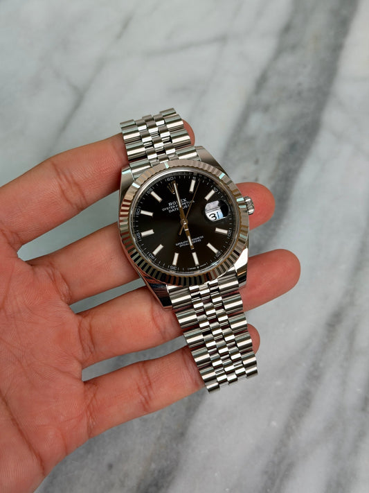 Rolex 2026 126334 Jubilee Black Index New Complete 14880