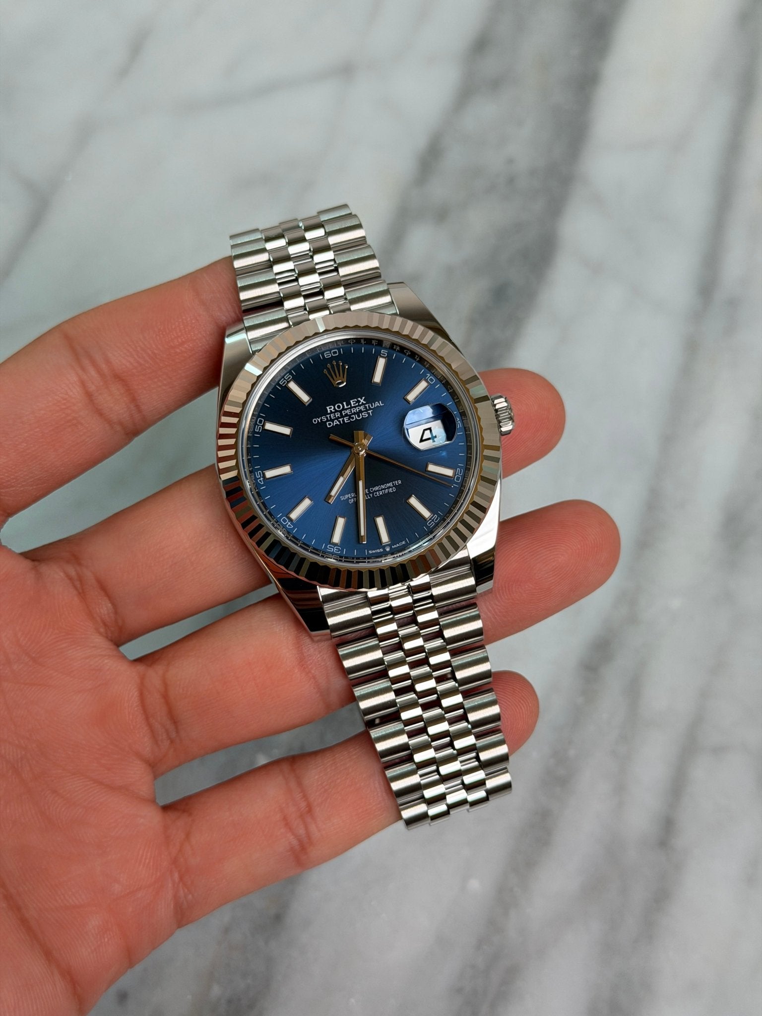 Rolex 2026 126334 Jubilee Blue Index New Complete 14892