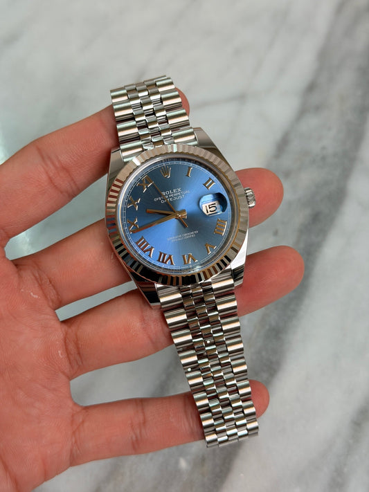 Rolex 2026 126334 Jubilee Blue Roman New Complete 14263