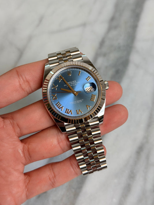 Rolex 2026 126334 Jubilee Blue Roman New Complete 14547