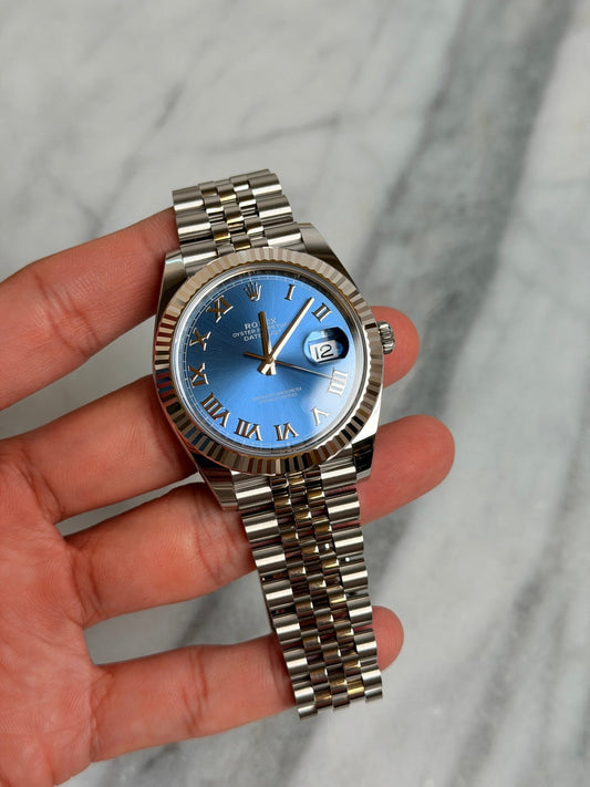 Rolex 2026 126334 Jubilee Blue Roman New Complete 14634