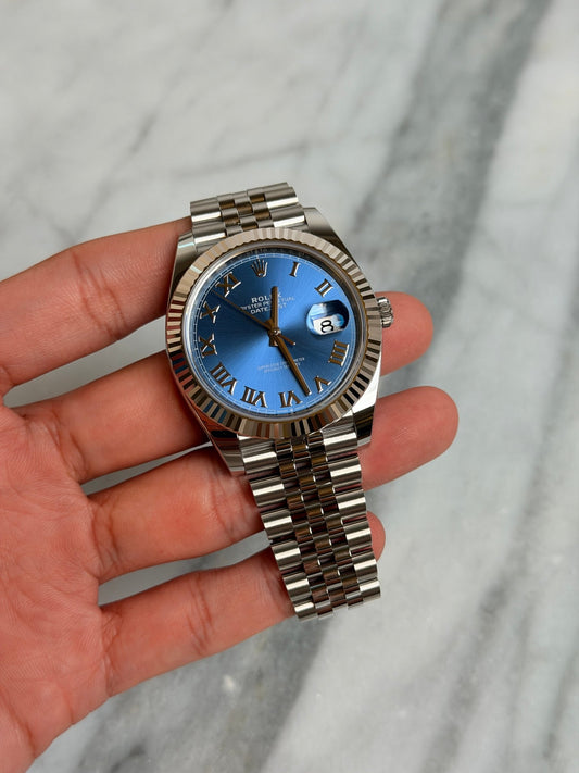 Rolex 2026 126334 Jubilee Blue Roman New Complete 14637