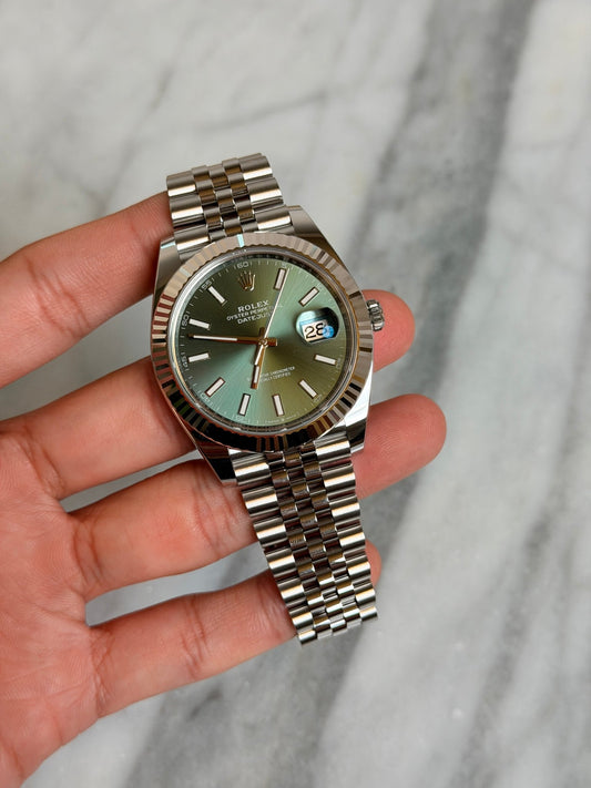 Rolex 2026 126334 Jubilee Green Index New Complete 14748