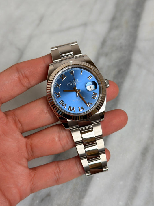 Rolex 2026 126334 Oyster Blue Roman New Complete 14155