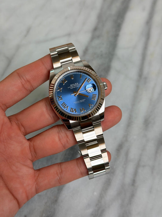 Rolex 2026 126334 Oyster Blue Roman New Complete 14909