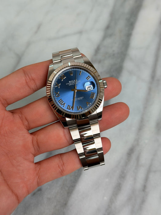 Rolex 2026 126334 Oyster Blue Roman New Complete 14910