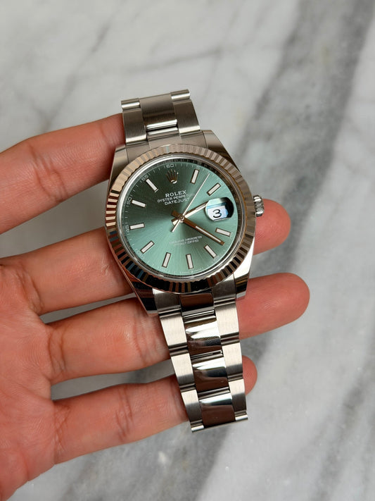 Rolex 2026 126334 Oyster Green Index New Complete 14156
