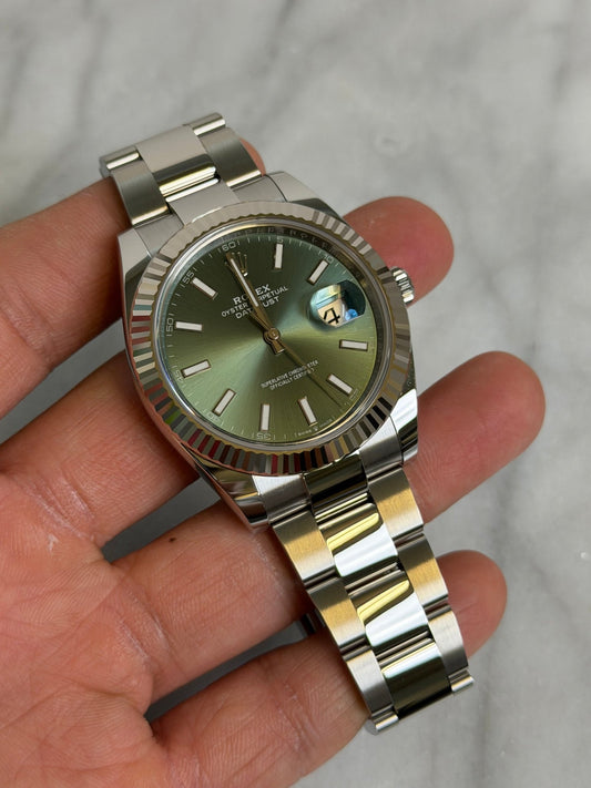 Rolex 2026 126334 Oyster Green Index New Complete 14823