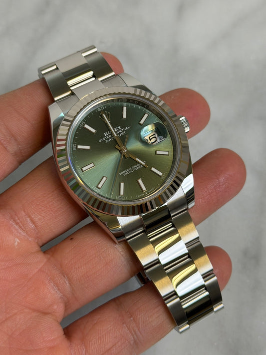 Rolex 2026 126334 Oyster Green Index New Complete 14829