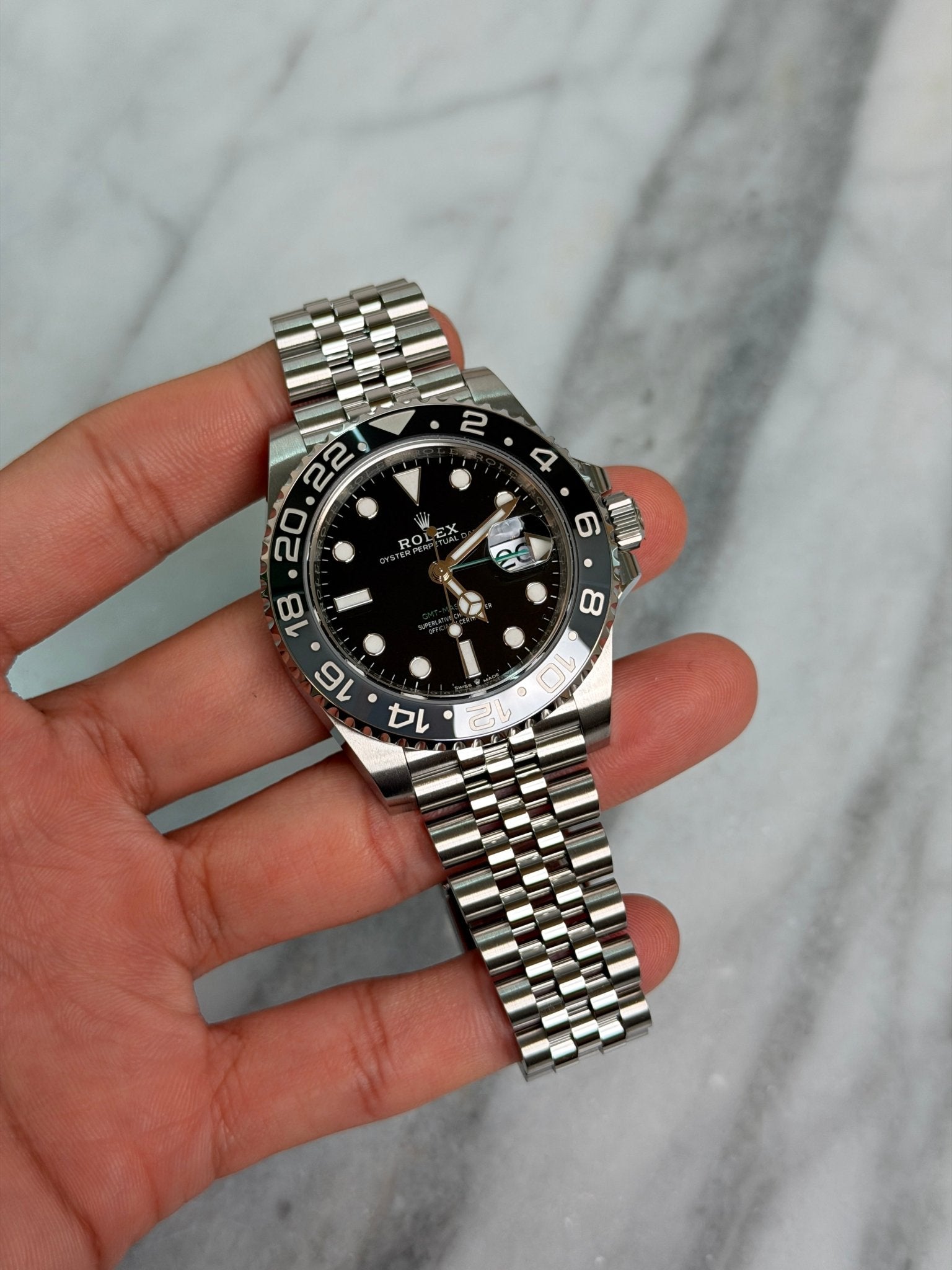 Rolex 2026 126710GRNR Jubilee Bruce Wayne New Complete 14855