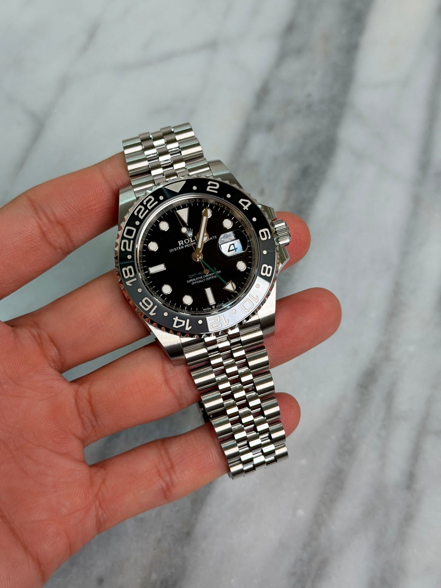 Rolex 2026 126710GRNR Jubilee Bruce Wayne New Complete 14877