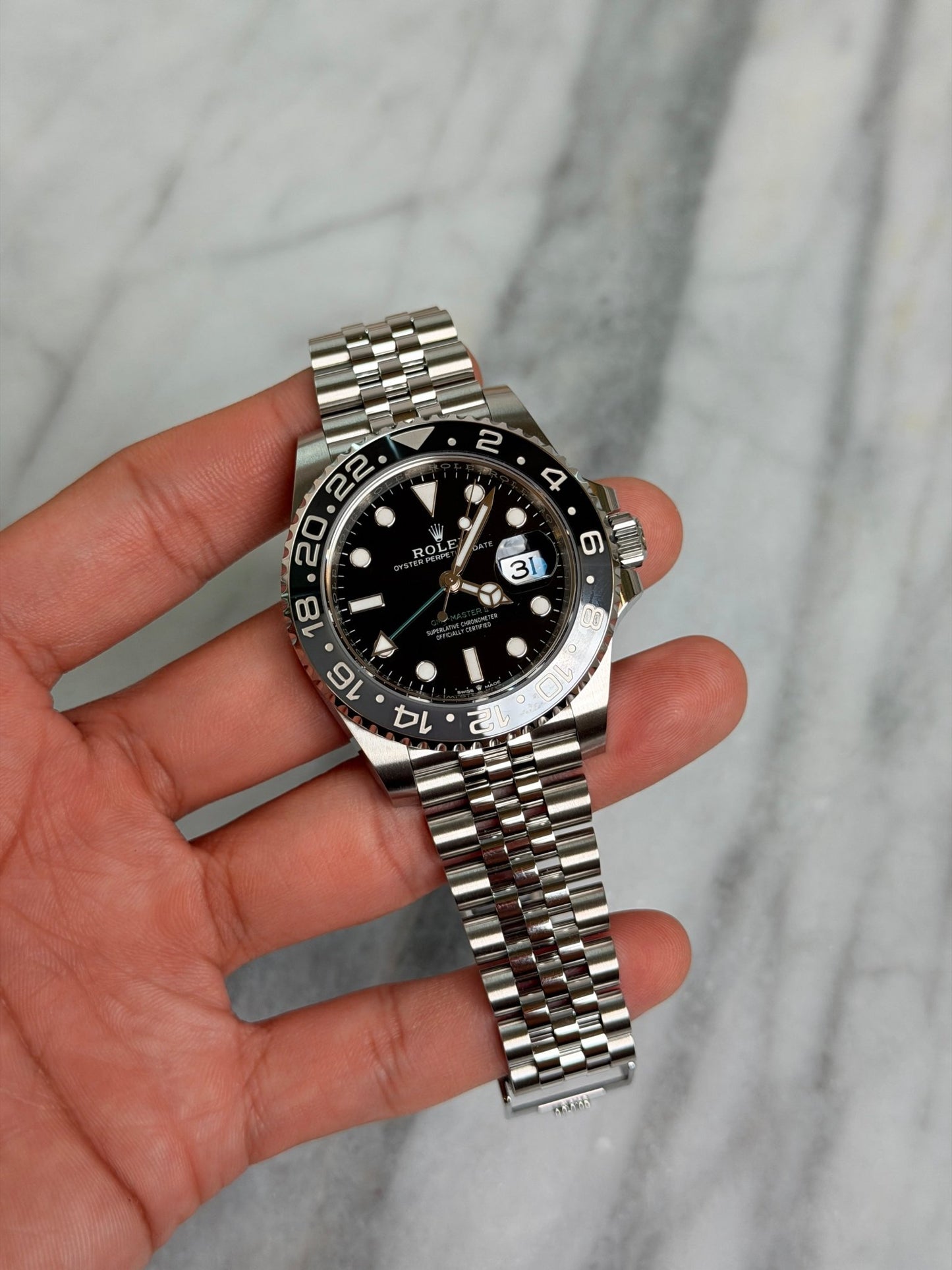 Rolex 2026 126710GRNR Jubilee Bruce Wayne New, Complete w/ White Tag 14899