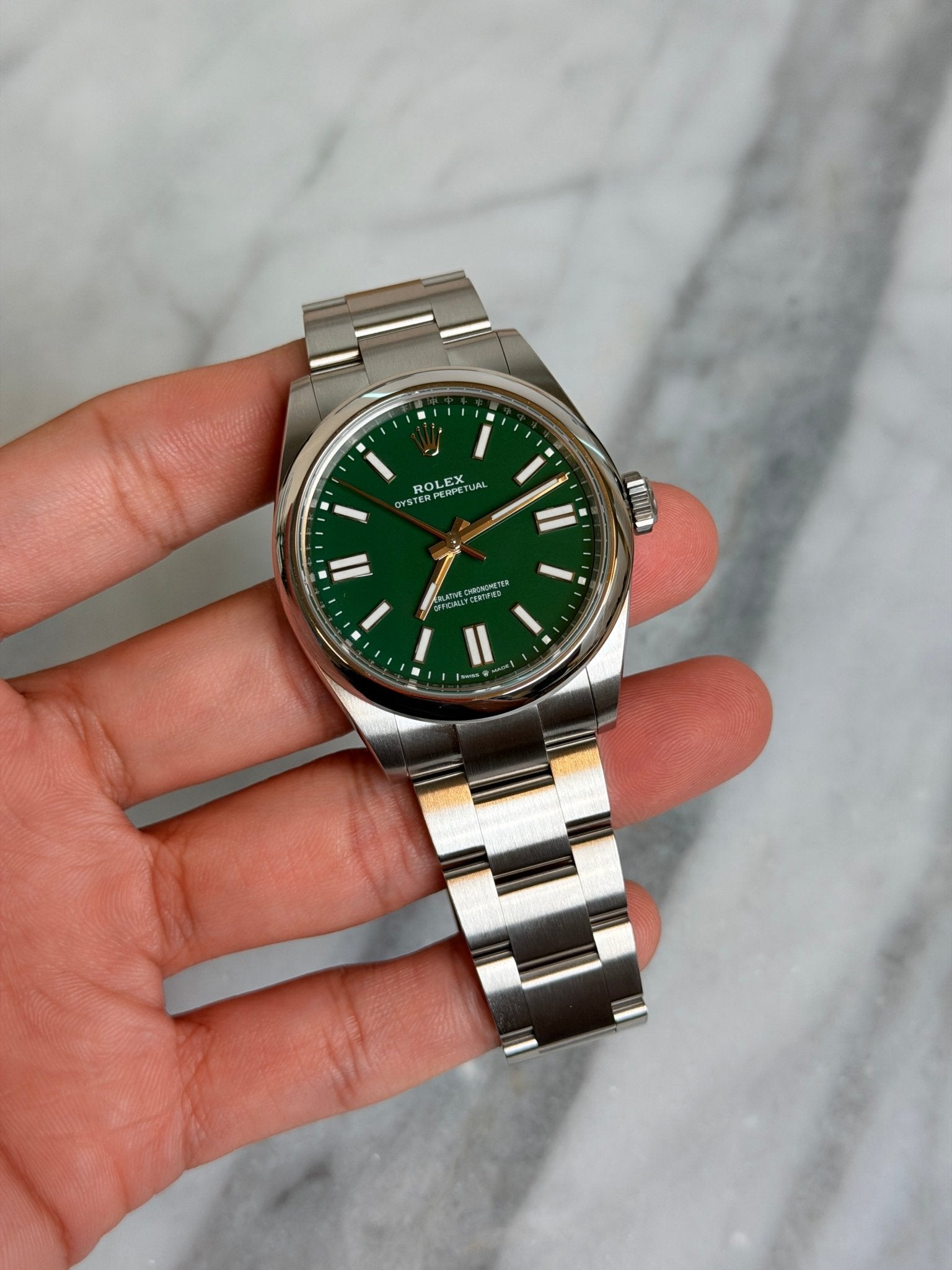 Rolex 2026 134300 Green OP41 New Complete 14734