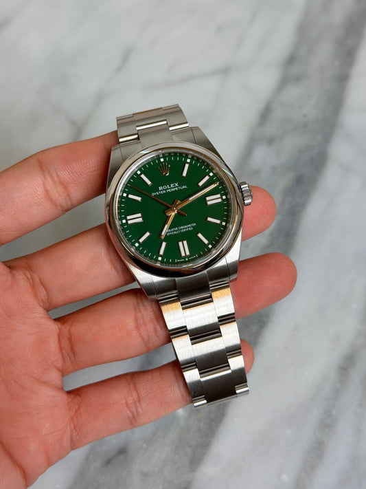 Rolex 2026 134300 Green OP41 New Complete 14734
