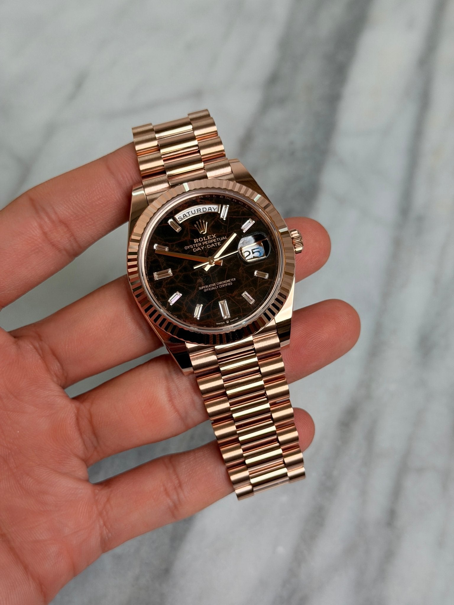 Rolex 2026 228235A Eisenkiesel New Complete 14903