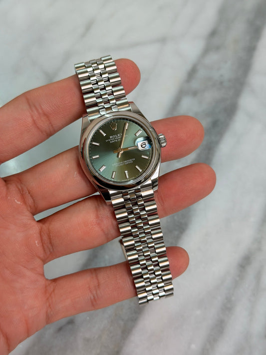 Rolex 2026 278240 Jubilee Green Index DJ31 New Complete 14288