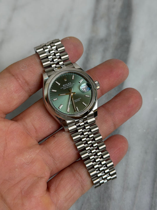 Rolex 2026 278240 Jubilee Green Index DJ31 New Complete 14397