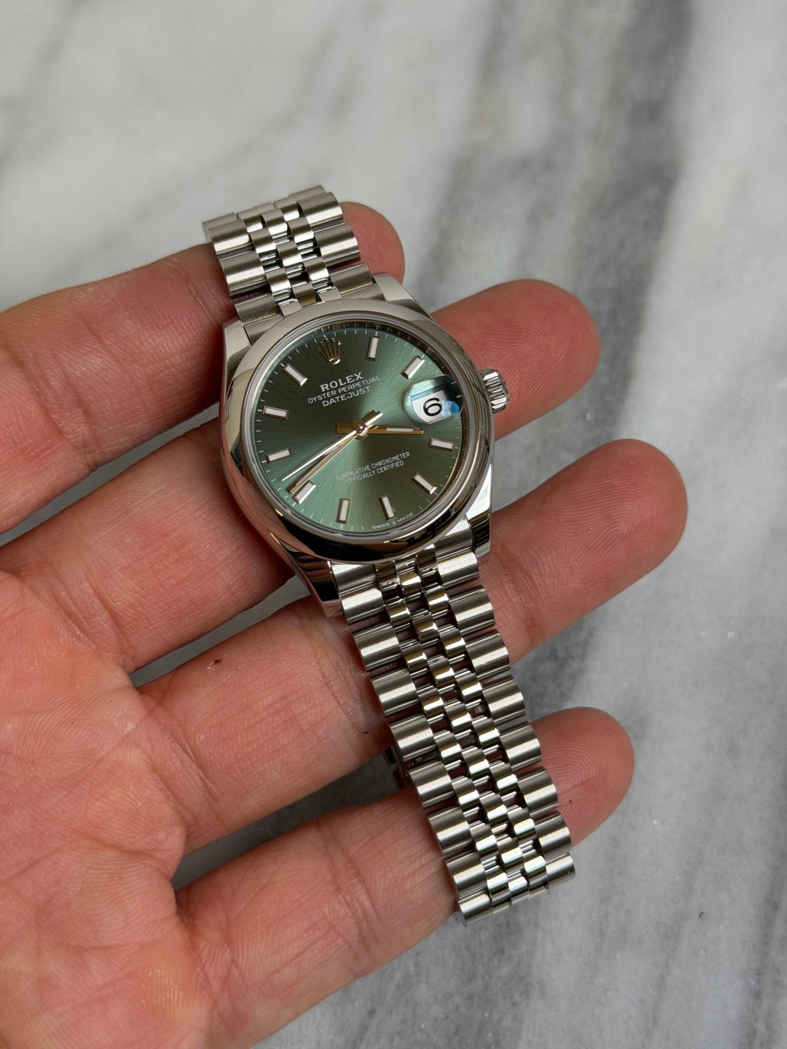 Rolex 2026 278240 Jubilee Green Index DJ31 New Complete 14427