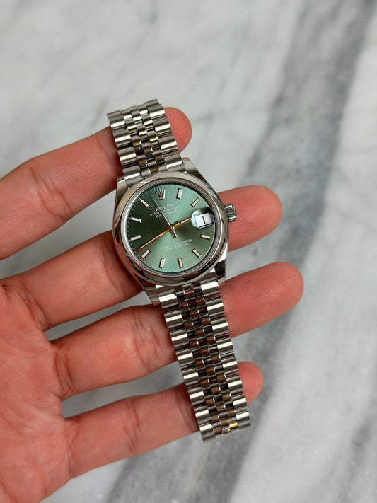 Rolex 2026 278240 Jubilee Green Index DJ31 New Complete 14669