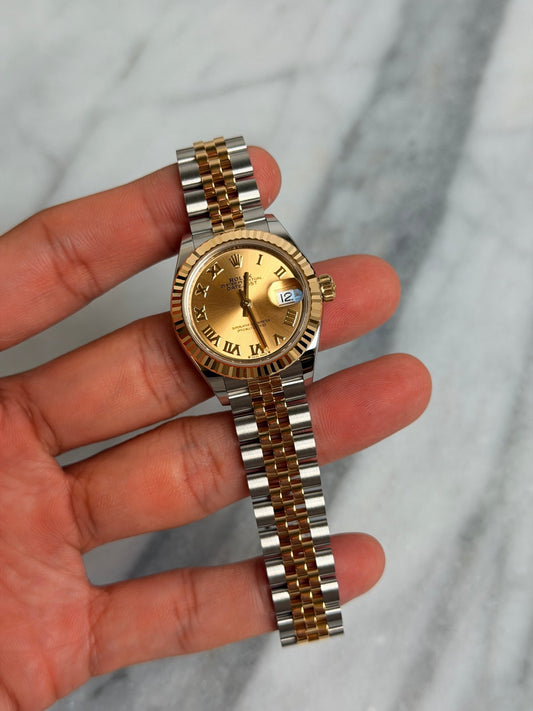 Rolex 2026 279173 Jubilee Champ Roman DJ28 New Complete 14671