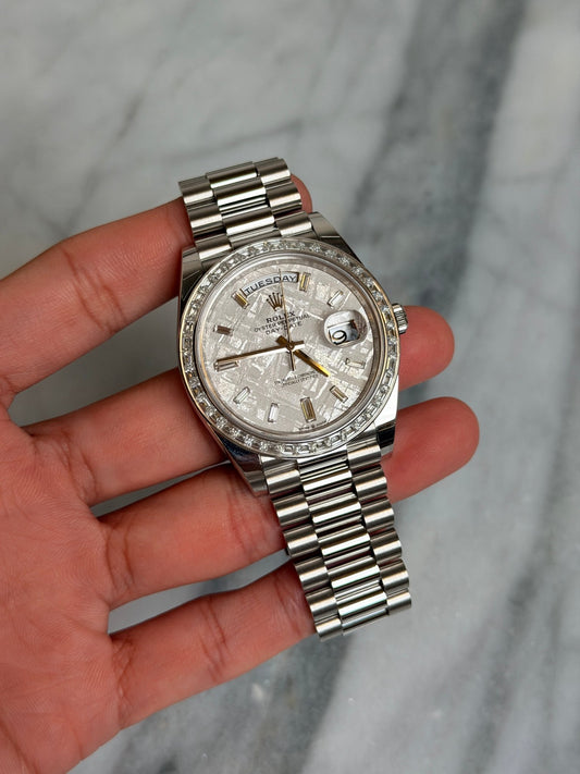 Rolex N/A 228396TBR Meteorite Preowned Watch Only 13454