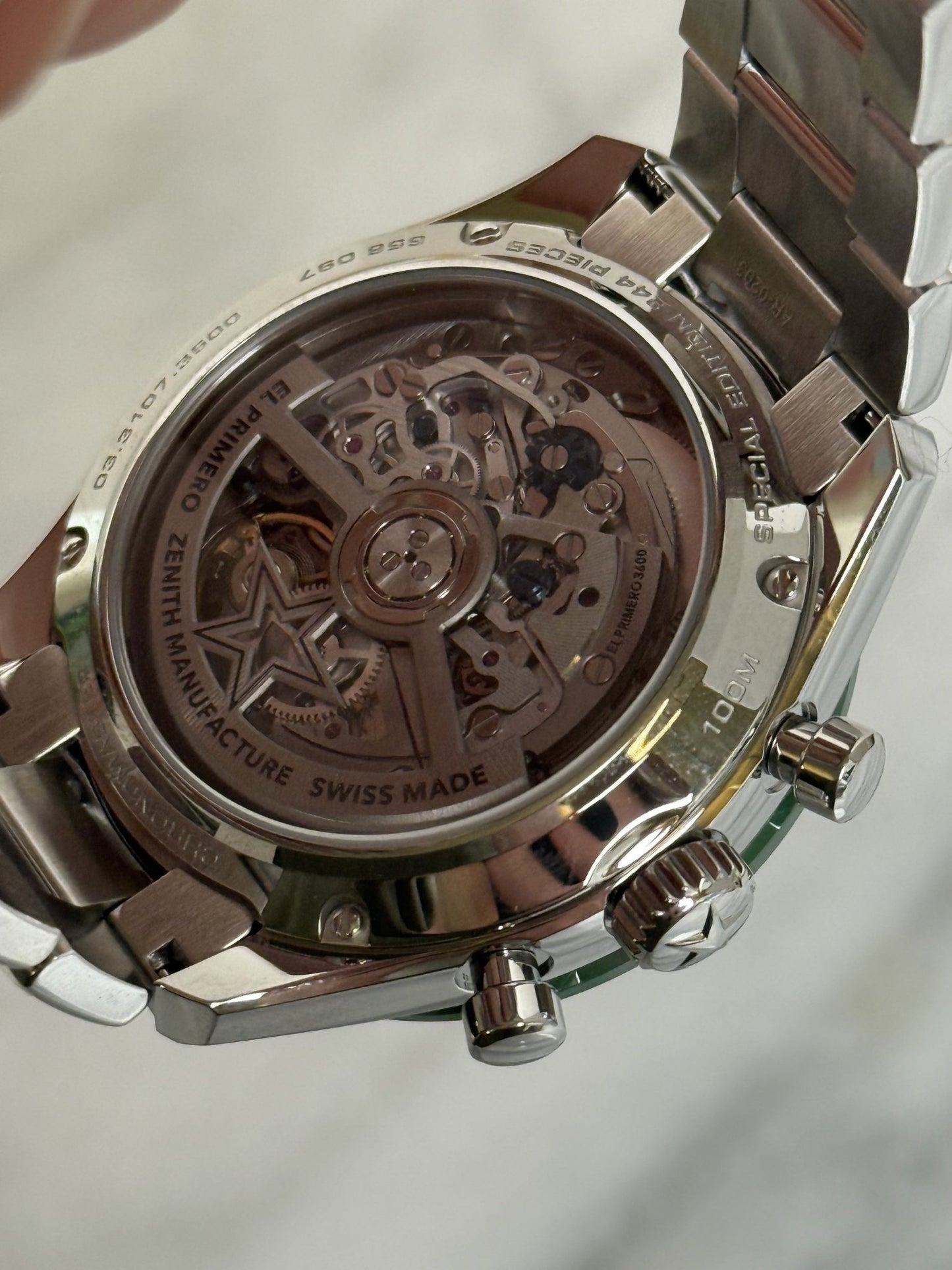 Zenith 2024 03.3107.3600 Green Chronomaster Sport New Complete 8343